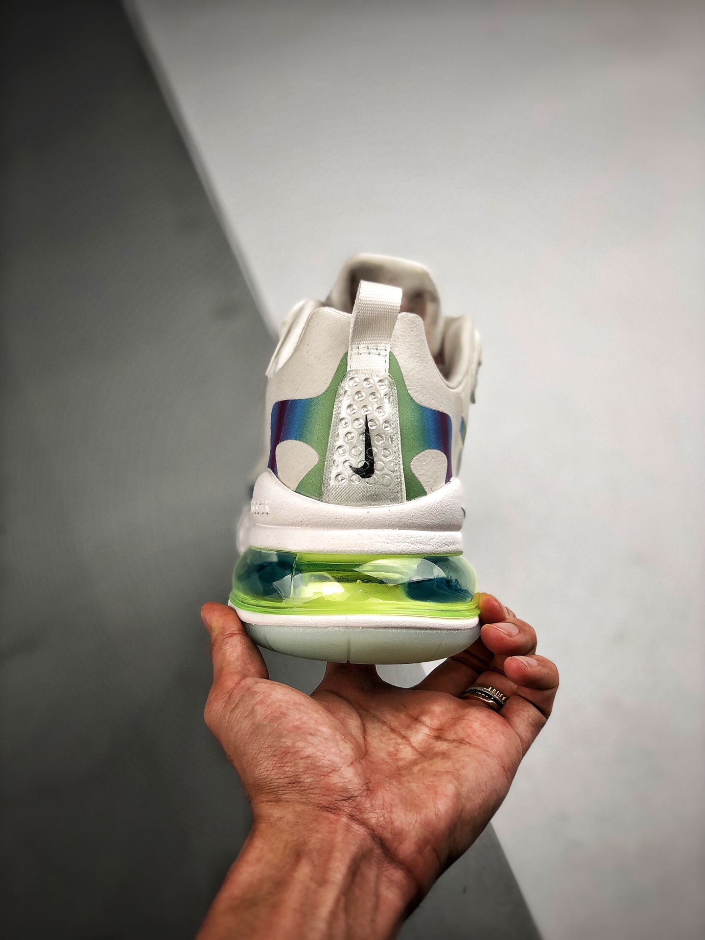 190 Air Max 270 React 渐变蓝 瑞亚赛车系列 19SS