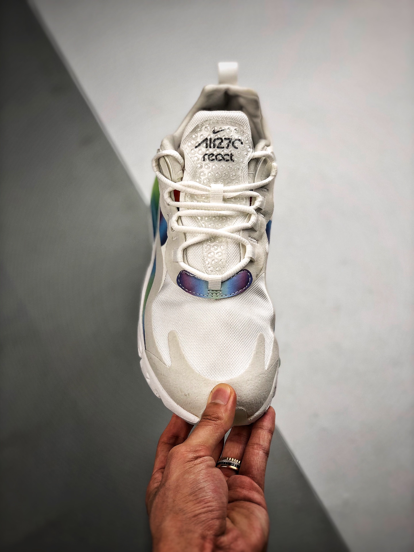 190 Air Max 270 React 渐变蓝 瑞亚赛车系列 19SS