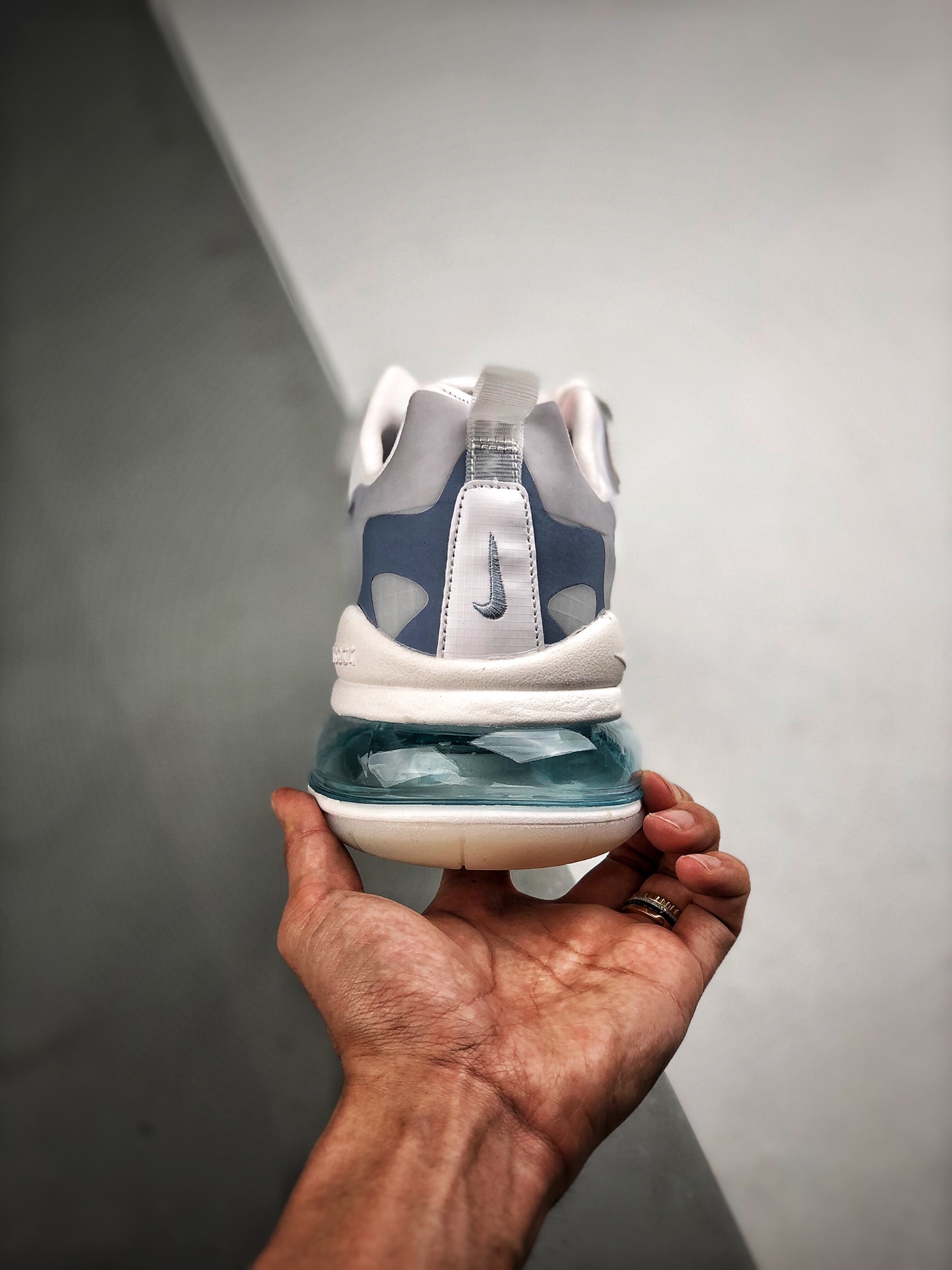 190 Air Max 270 React 灰蓝瑞亚赛车系列 19SS全新混合版本