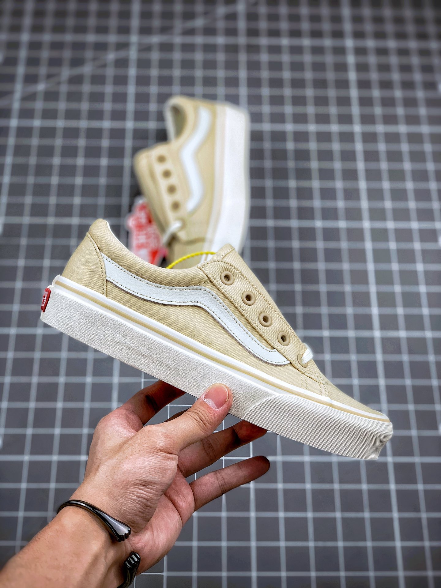 150 温柔风人气款 春夏必入 Vans Old Skool 日版限定款 奶茶/香芋紫低帮硫化板鞋