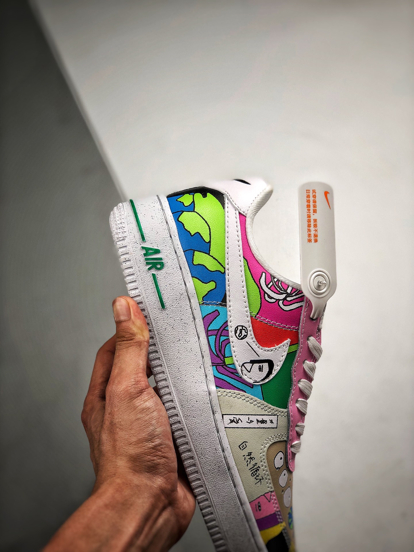 250 Ruohan Wang x Air Force 1 华人艺术家联名 插画师 CZ3990-900