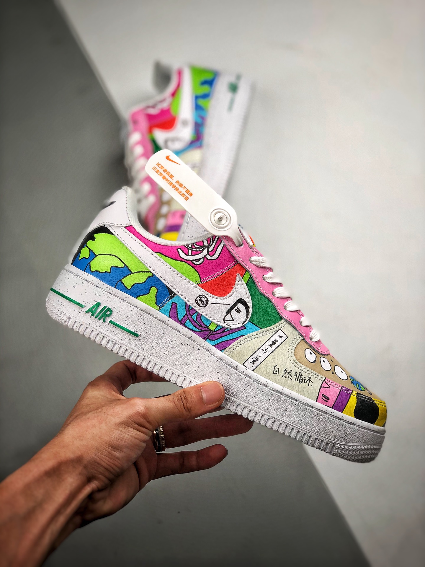 250 Ruohan Wang x Air Force 1 华人艺术家联名 插画师 CZ3990-900
