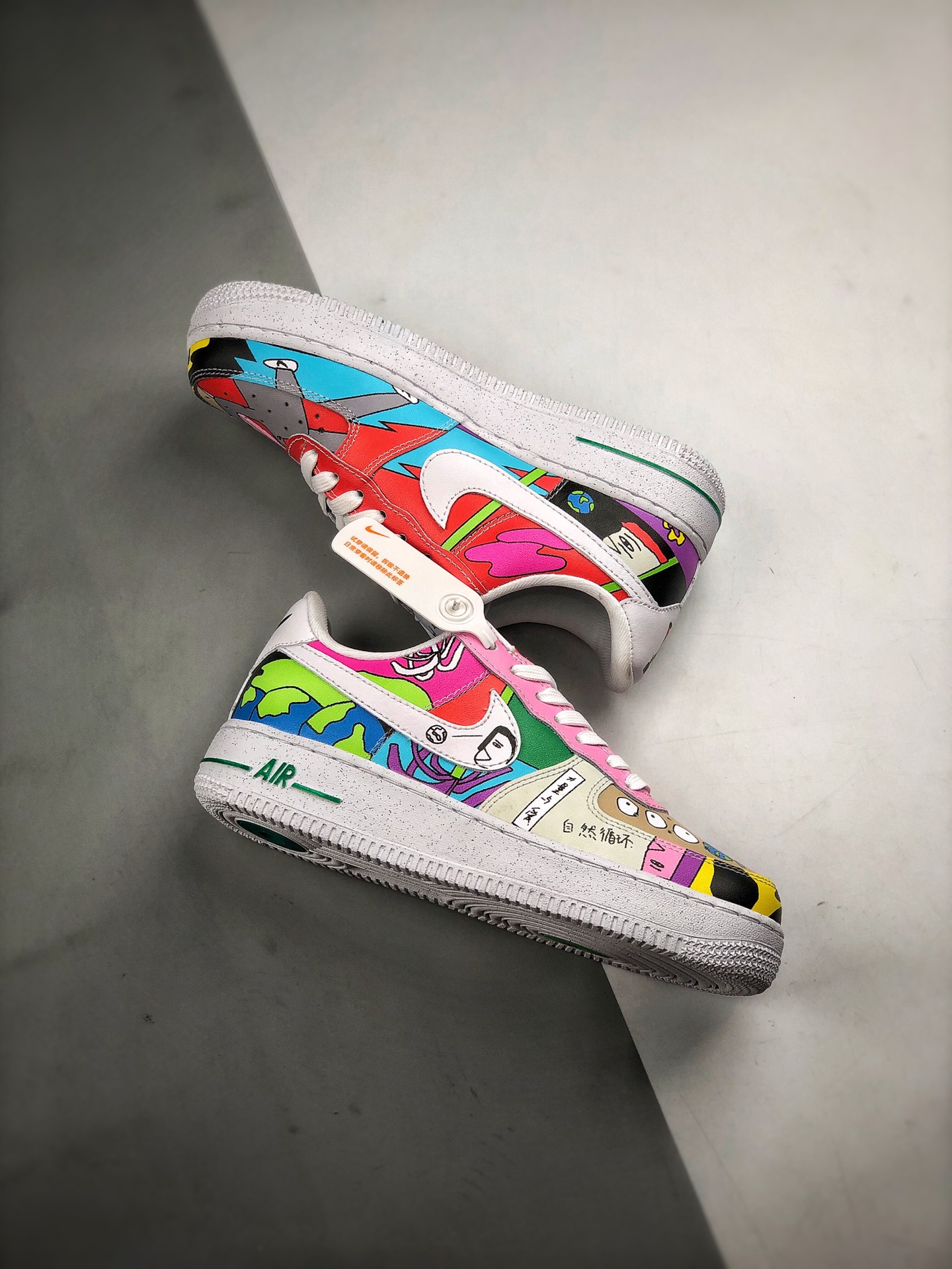 250 Ruohan Wang x Air Force 1 华人艺术家联名 插画师 CZ3990-900