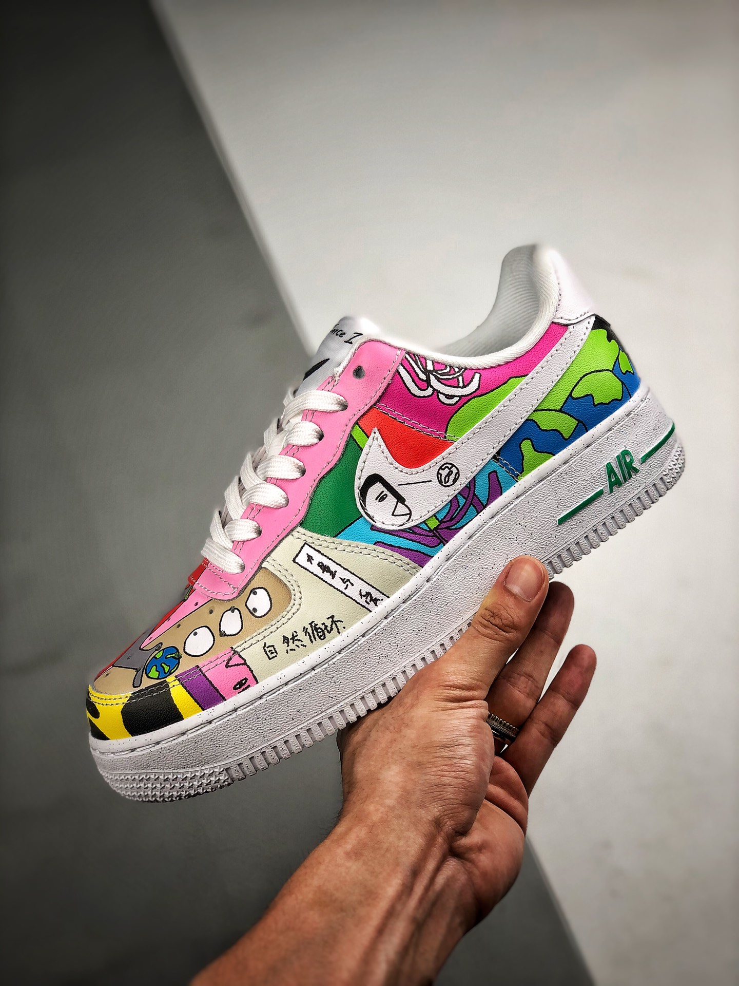 250 Ruohan Wang x Air Force 1 华人艺术家联名 插画师 CZ3990-900