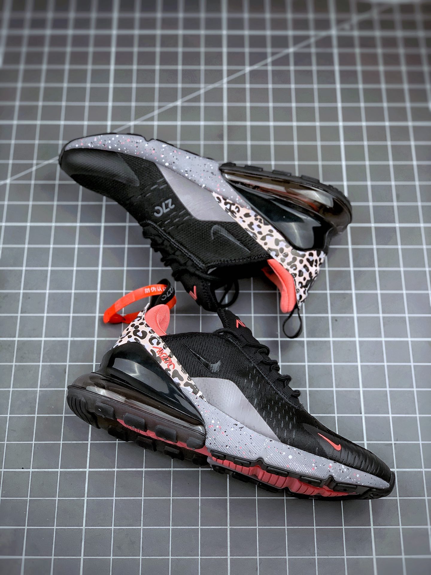 200 Air Max 270 黑粉豹纹 官网强力操作主推 货号：AH8050-015