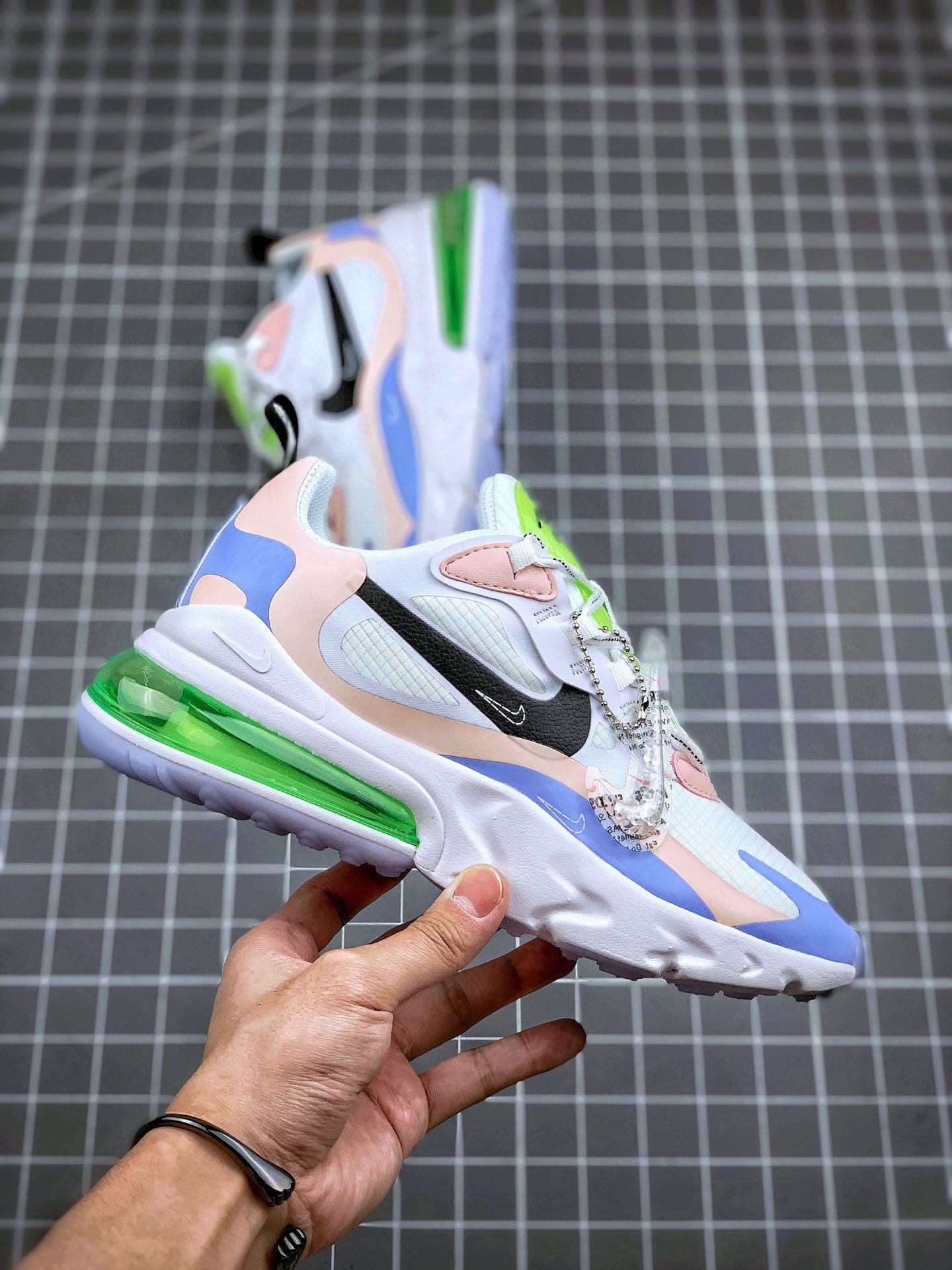 210 Air Max 270 React 全新限定款配色 马卡龙奶油冰激凌 清爽一夏特显白货号:CU4768-100-莆田鞋,莆田鞋货源,高仿鞋,高仿鞋货源,安福档口,莆田高仿鞋,莆田鞋批发,高仿鞋批发,莆田高仿运动鞋,高仿运动鞋,莆田运动鞋 210 Air Max 270 React 全新限定款配色 马卡龙奶油冰激凌 清爽一夏特显白货号:CU4768-100