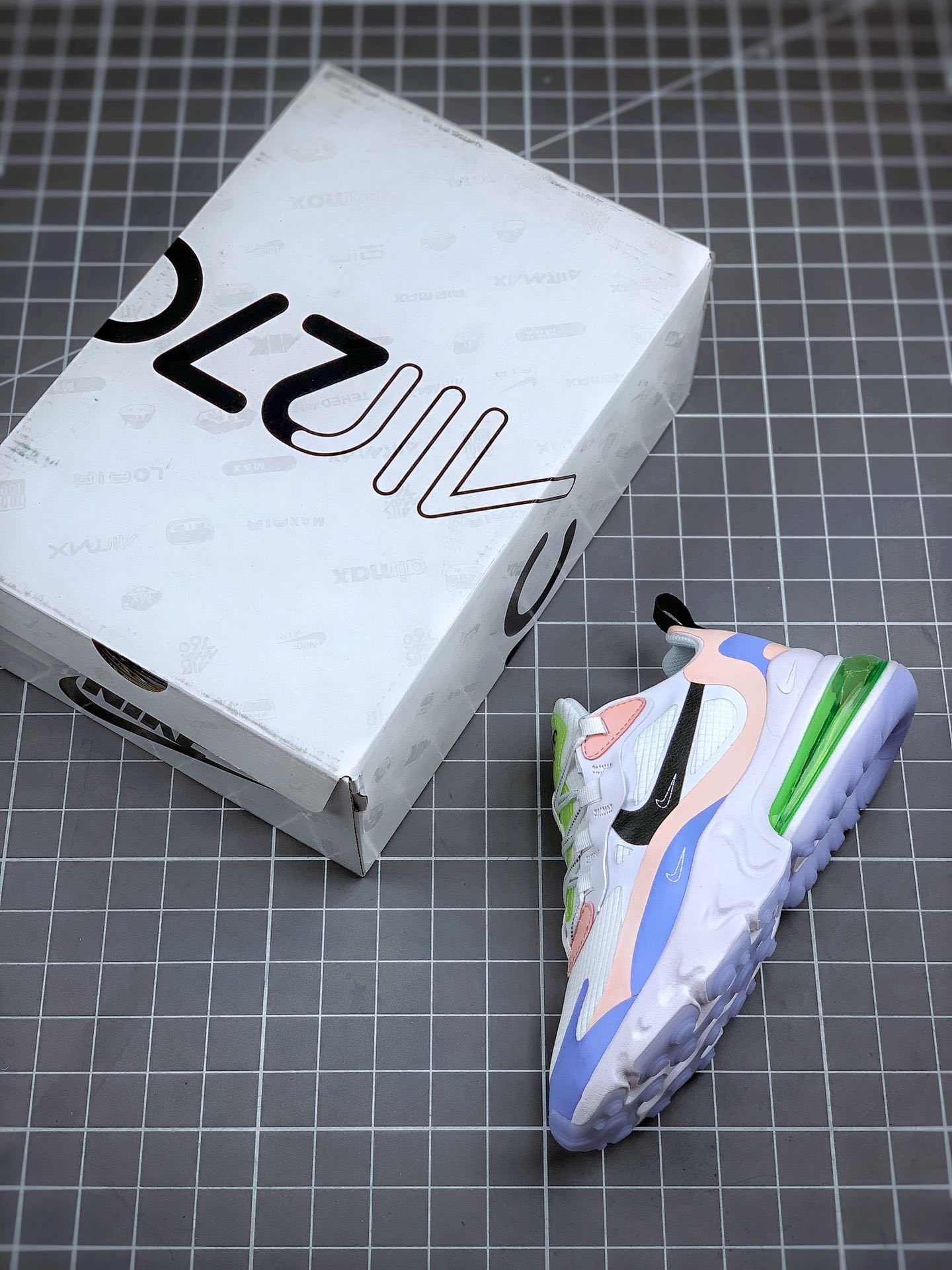 210 Air Max 270 React 全新限定款配色 马卡龙奶油冰激凌 清爽一夏特显白货号:CU4768-100-莆田鞋,莆田鞋货源,高仿鞋,高仿鞋货源,安福档口,莆田高仿鞋,莆田鞋批发,高仿鞋批发,莆田高仿运动鞋,高仿运动鞋,莆田运动鞋 210 Air Max 270 React 全新限定款配色 马卡龙奶油冰激凌 清爽一夏特显白货号:CU4768-100