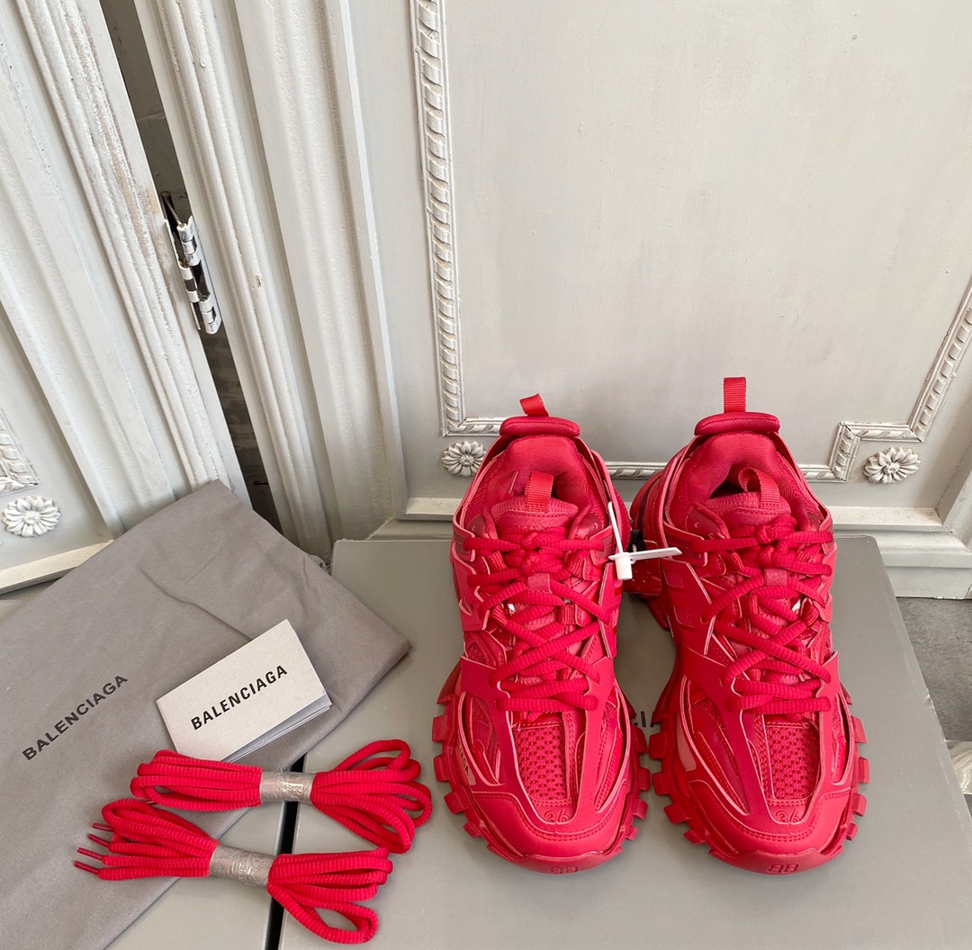 Balenciaga rojo · Balenciaga 2020ss nuevo color Track 3.0 zapatos para papá de tercera generación, zapatos deportivos, …