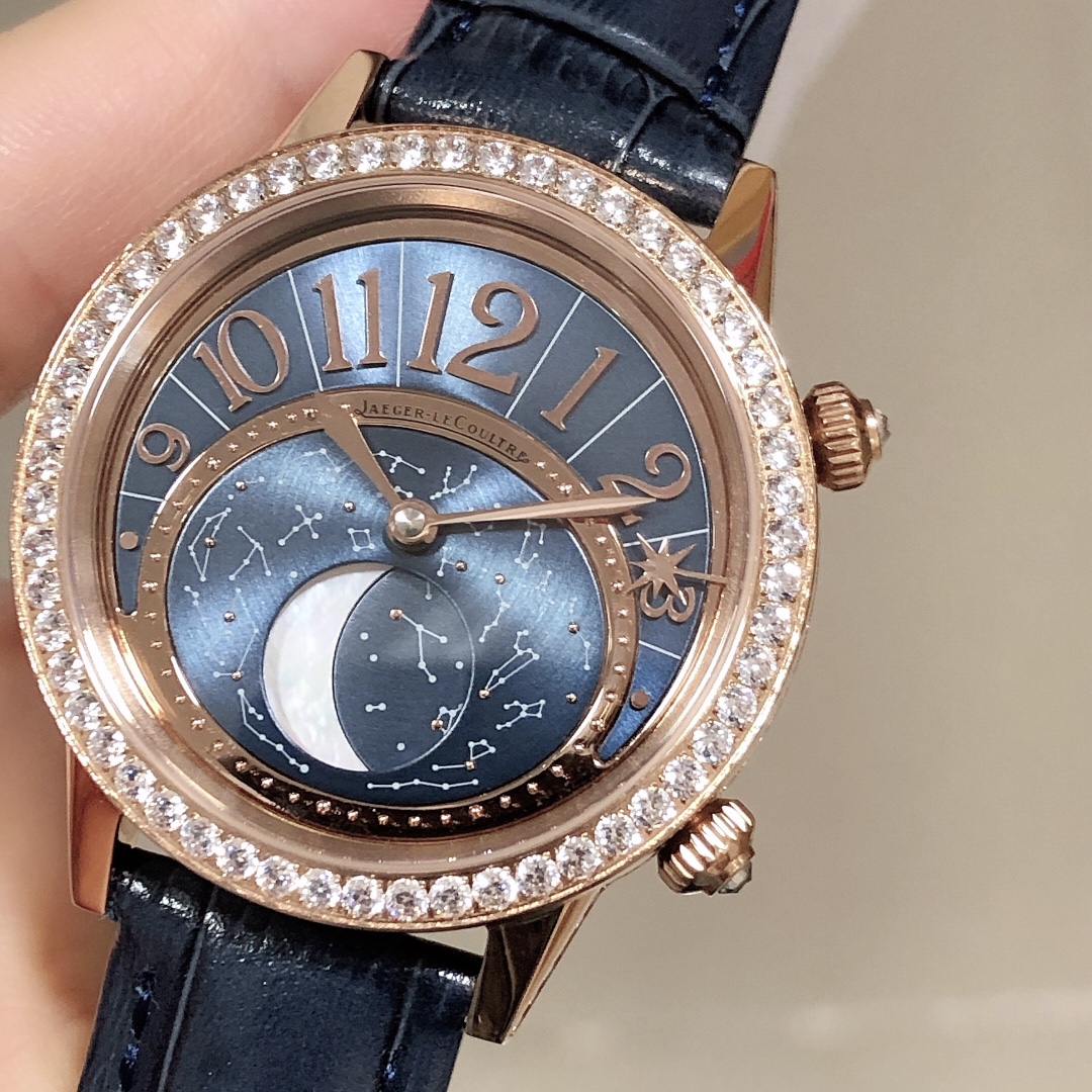 Chanel CC新秀力作——积家Rendez-Vous Moon Serenity约会系列月相腕表