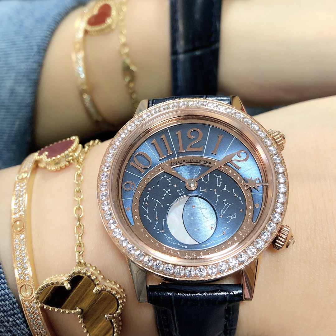 Chanel CC新秀力作——积家Rendez-Vous Moon Serenity约会系列月相腕表