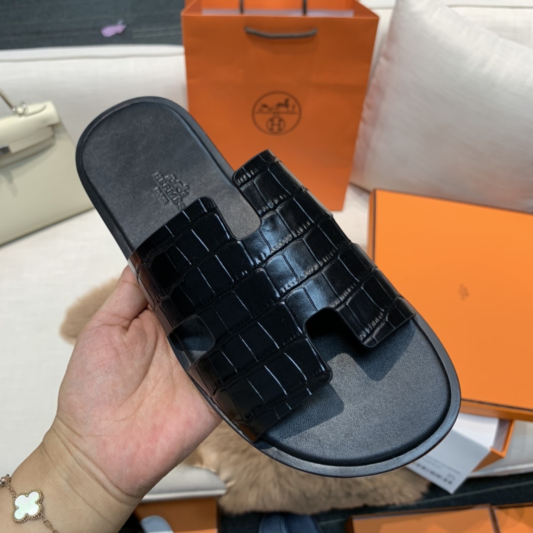 最新升级版swift皮男士潇洒H拖鞋