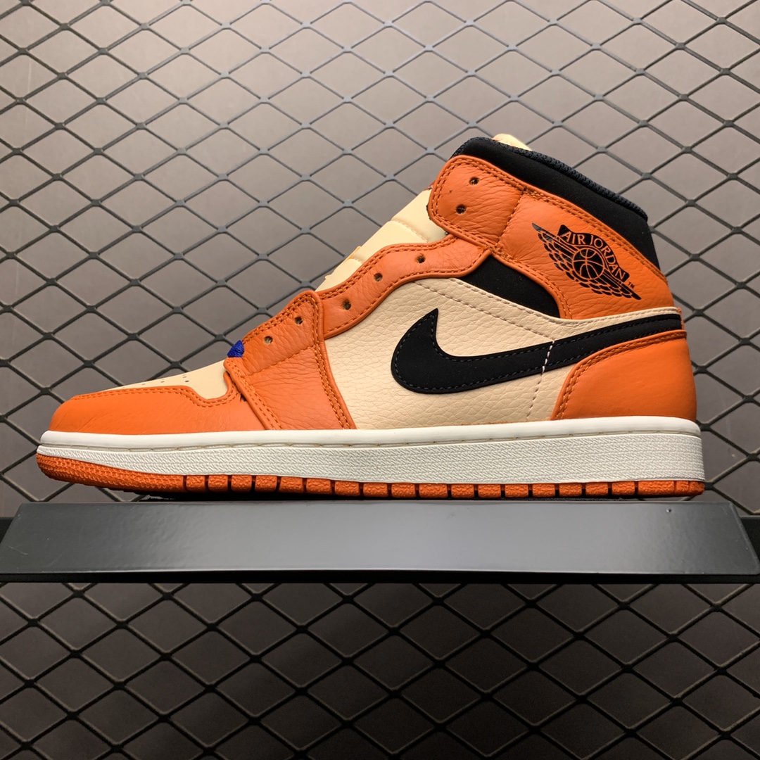 270 新版本Air Jordan 1 Mid AJ1乔1中帮文化篮球鞋 852542-800 全新私人独立订单 优势供应