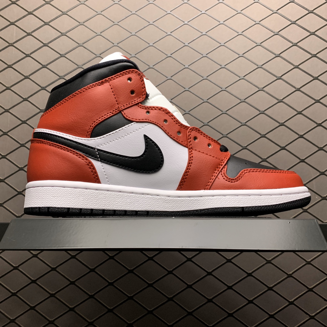 270 新版本 Air Jordan 1 Mid AJ1乔1中帮文化篮球鞋 554724-069 全新私人独立订单 优势供应
