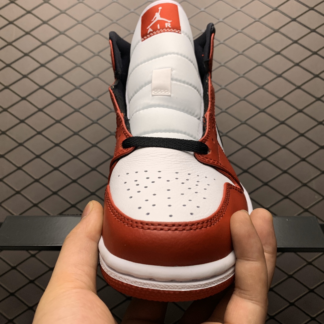 270 新版本 Air Jordan 1 Mid AJ1乔1中帮文化篮球鞋 554724-173 全新私人独立订单