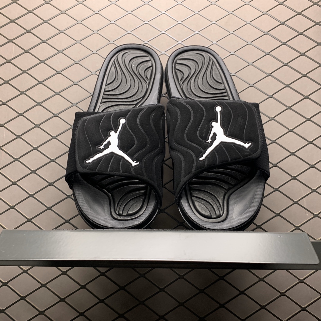 90 Air Jordan Hydro J4 AJ拖鞋 乔丹AJ拖鞋 705163-010 魔术贴可调节鞋面 方便穿着