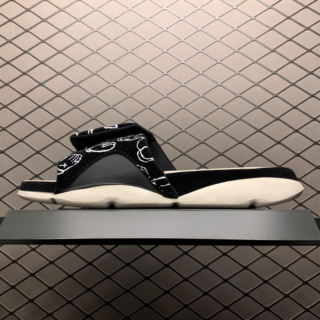 130 Kwas x Air Jordan Hydro J4 AJ拖鞋 乔丹联名 AJ拖鞋 930155-011