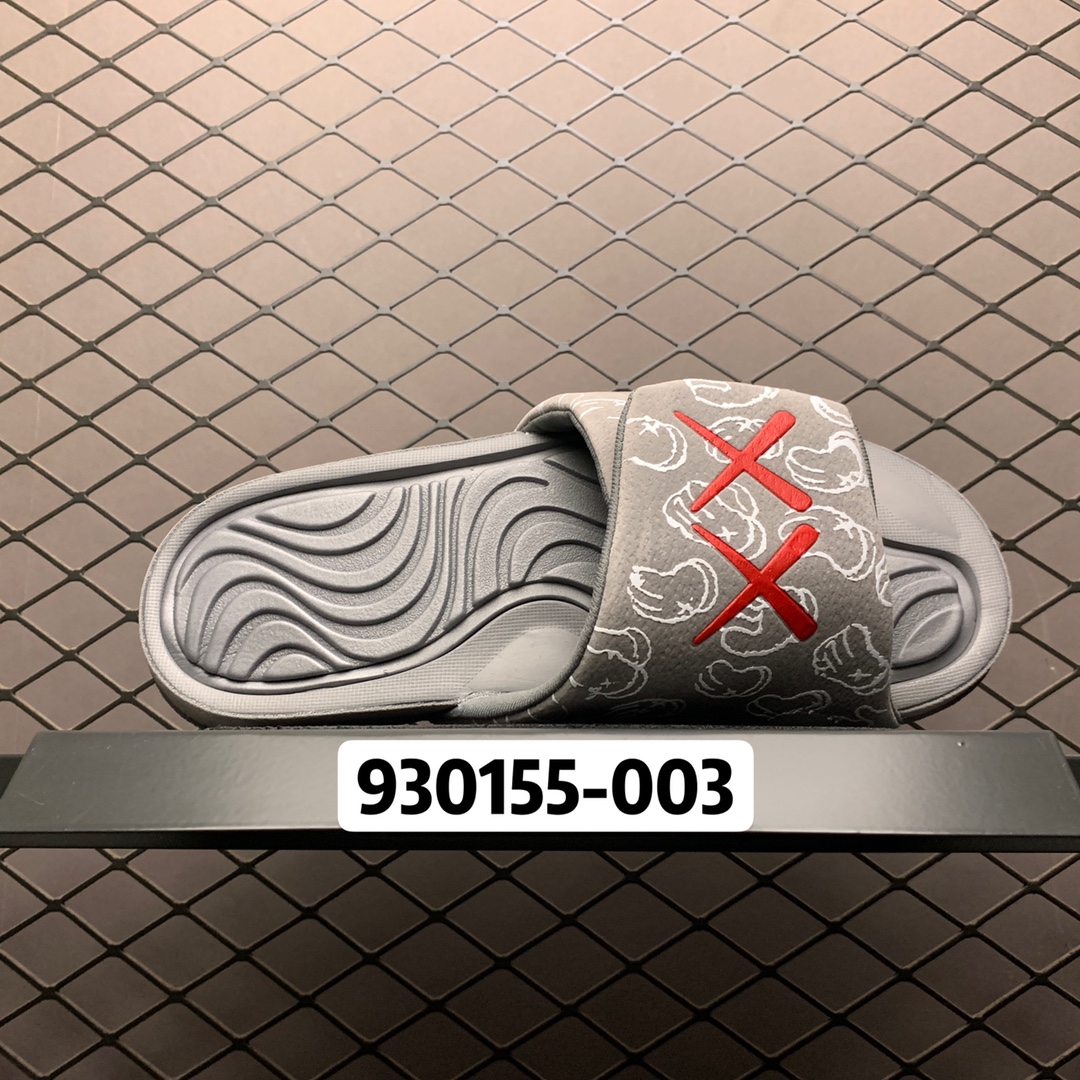 130 Kwas x Air Jordan Hydro J4 AJ拖鞋 乔丹联名 AJ拖鞋 930155-003 魔术贴可调节鞋面 方