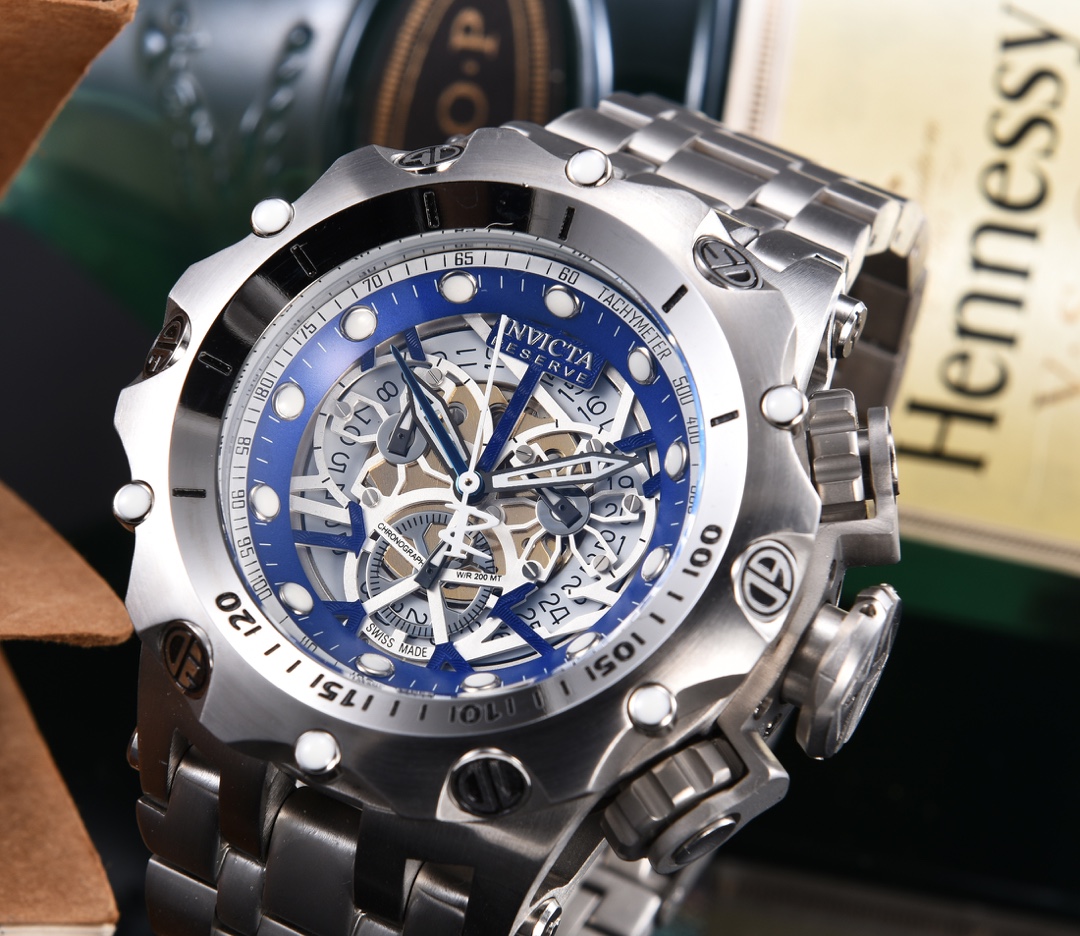 Invicta Invertacta Men’s Reserve: Unique Design, High Quality, Imported Movement, Mineral Crystal, Strong and Durable. - 图片 5