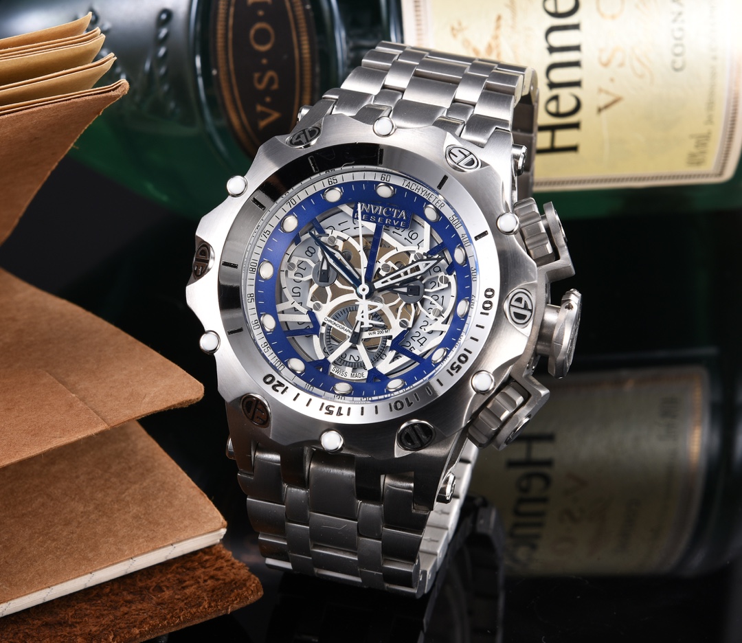 Invicta Invertacta Men’s Reserve: Unique Design, High Quality, Imported Movement, Mineral Crystal, Strong and Durable. - 图片 4