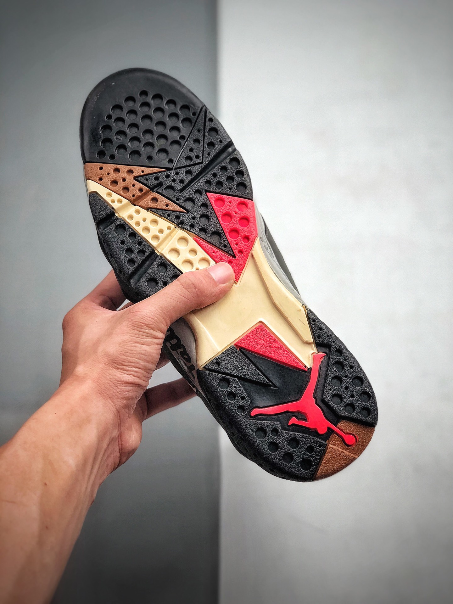 290 公司级 纯原 乔丹 AJ7 Air Jordan 7 Patta AJ7 乔7灰绿涂鸦联名 货号：AT3375-100