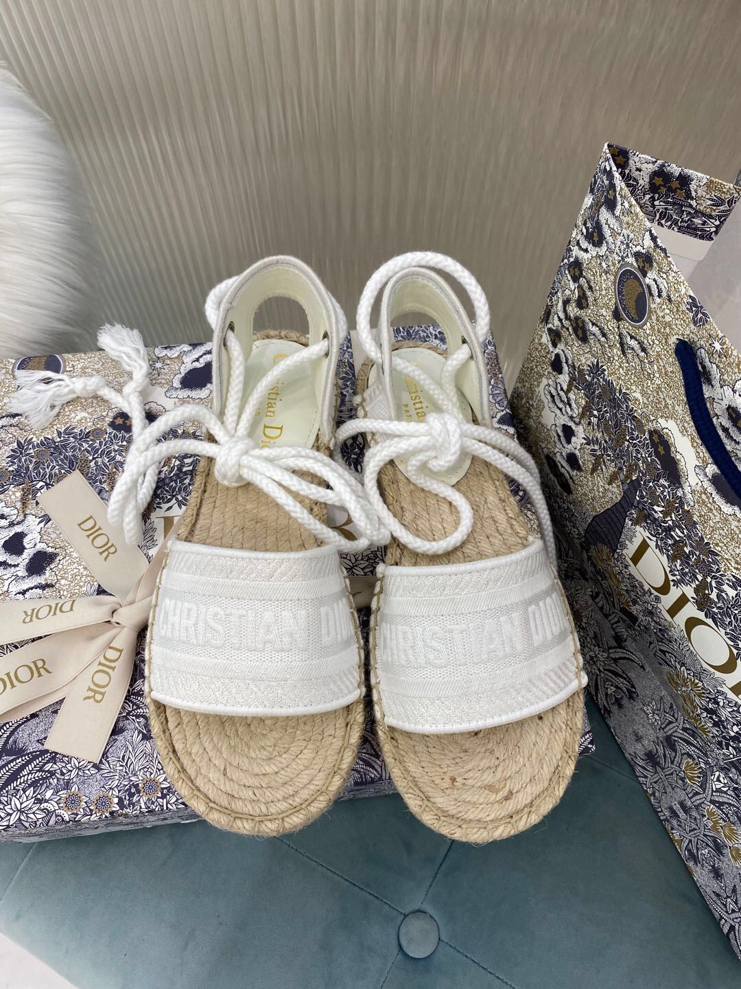 Dior Shoes Espadrilles website to buy replica
 Embroidery Weave Spring/Summer Collection