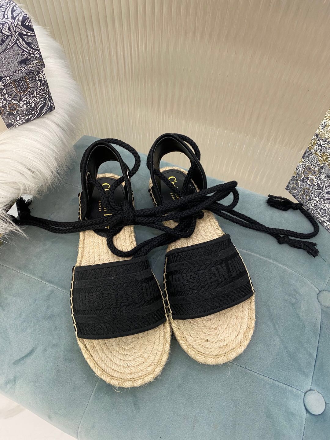 At Cheap Price
 Dior Shoes Espadrilles First Copy
 Embroidery Weave Spring/Summer Collection