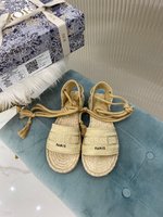 Dior 7 Star
 Shoes Espadrilles Practical And Versatile Replica Designer
 Embroidery Weave Spring/Summer Collection