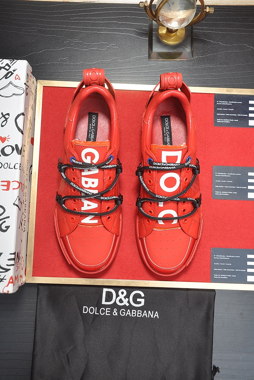 precio de fábrica [D & G] (forro de piel de oveja completa) Dolce & Gabbana zapatos de los hombres e