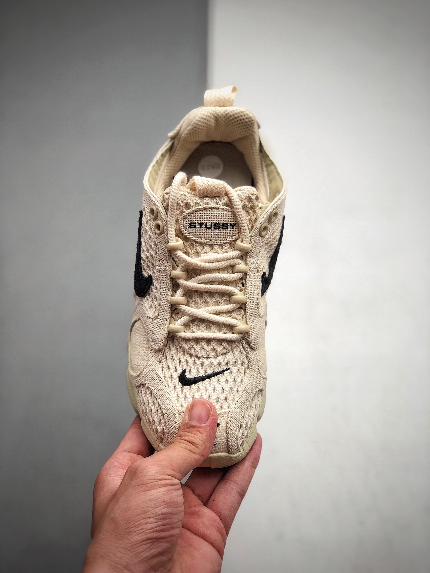 250 超级联名Stussy x Nike Air Zoom SpiridonCG2沙漠黄复古跑步鞋货号：CQ5486-200