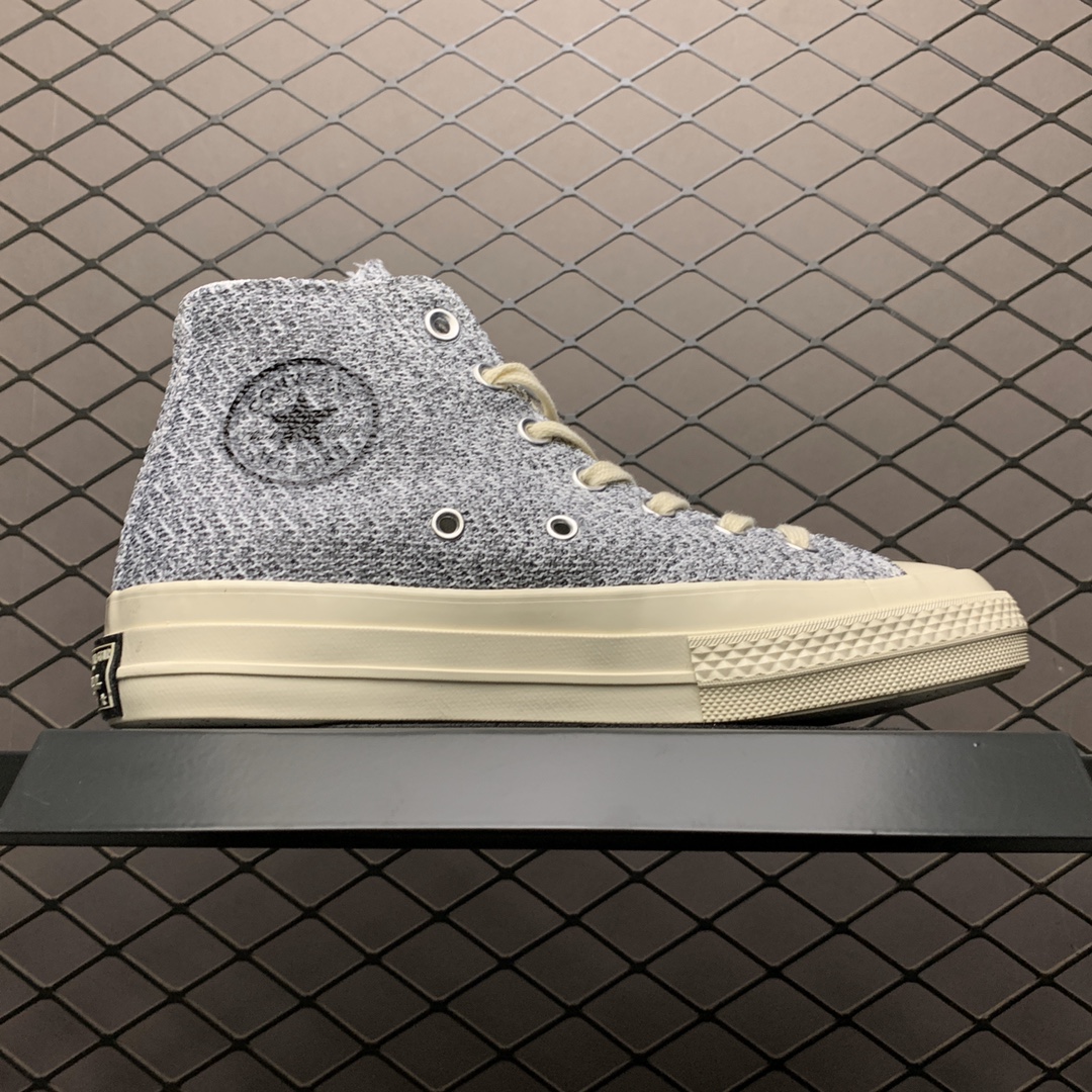 160 Converse 匡威1970s 环保理念 毛绒针织工艺 高帮硫化休闲帆布板鞋