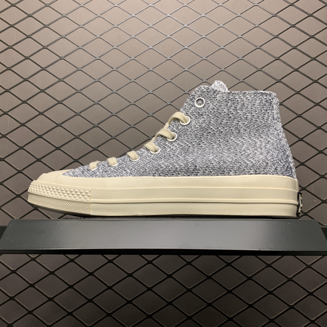 160 Converse 匡威1970s 环保理念 毛绒针织工艺 高帮硫化休闲帆布板鞋