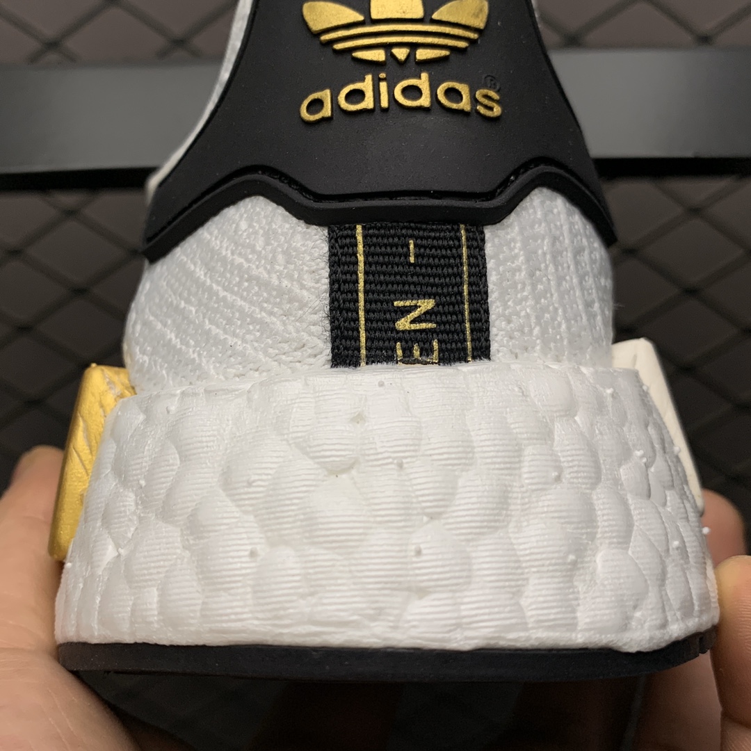 210 Adidas 阿迪达斯 NMD Boost 爆米花超弹中底 EG5662 针织网面休闲跑步鞋