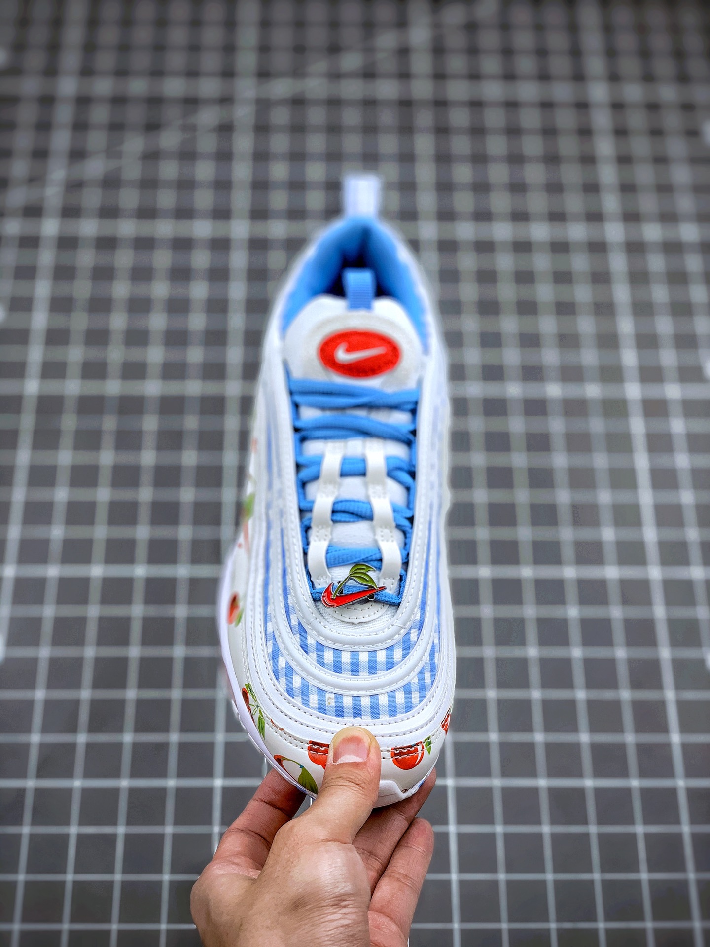 230 AIR MAX 97 樱桃格子蓝 3M CW5806-100