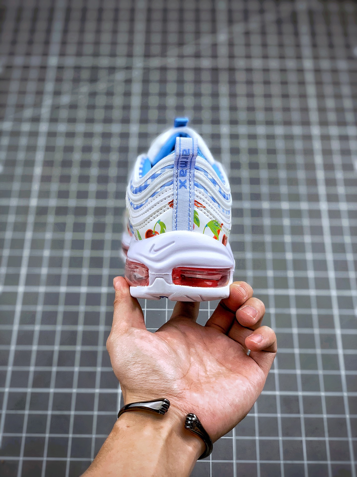 230 AIR MAX 97 樱桃格子蓝 3M CW5806-100