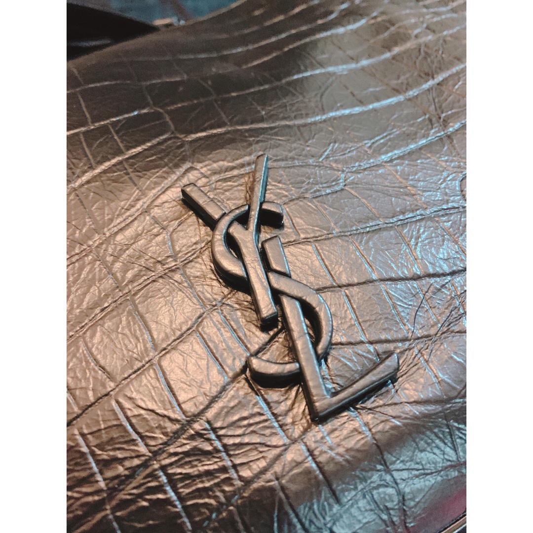 YSL NIKI SHOPPING BAG 33CM 577999黑色鳄鱼纹