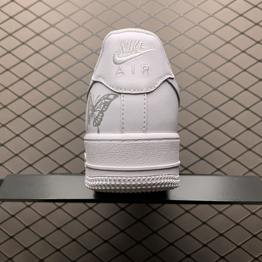 210 Nike Air Force 1 空军一号 客制款3M反光蝴蝶印花 低帮运动休闲板鞋 N-0255