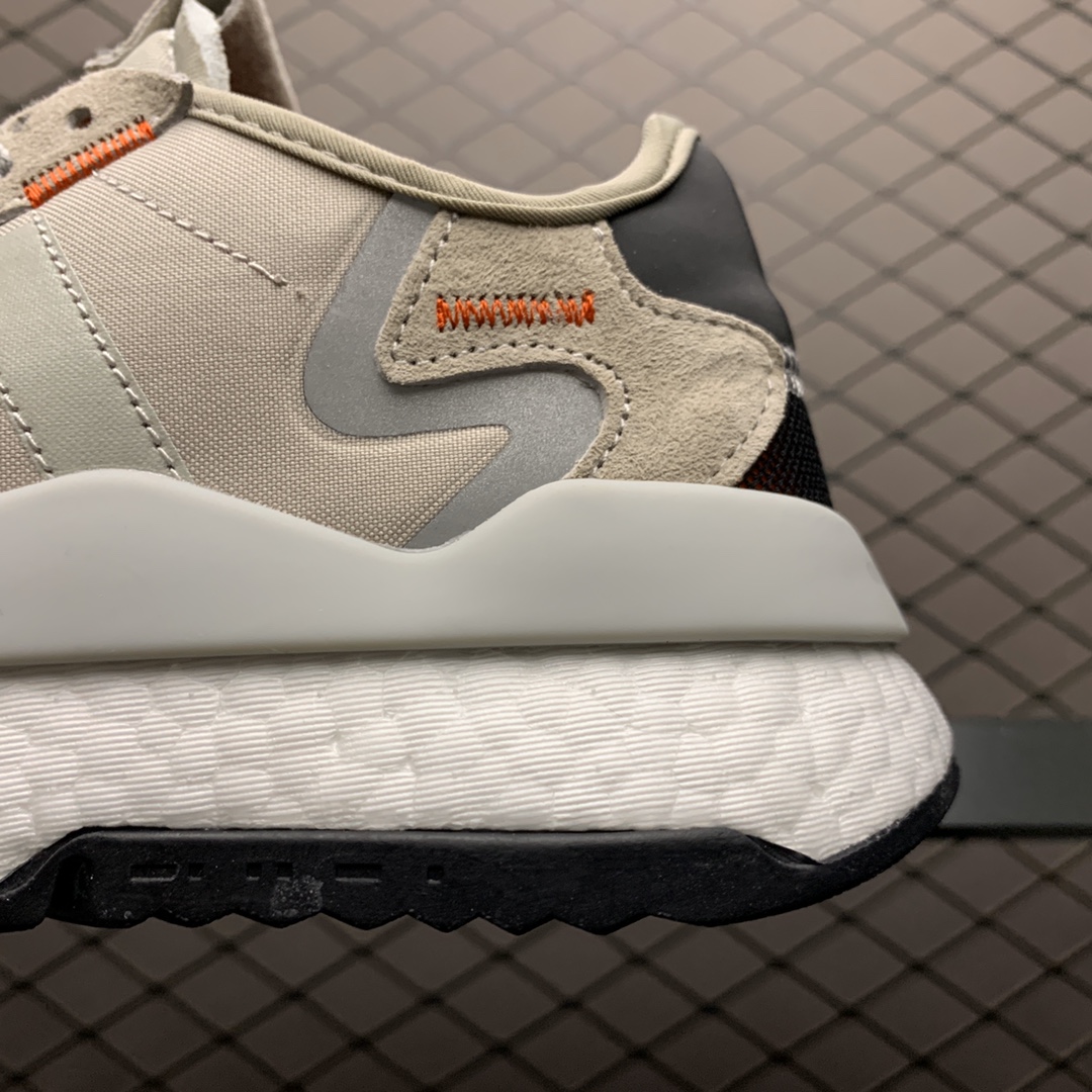 210 Adidas 阿迪达斯 Nite Jogger Boost 夜行者真爆大底复古跑鞋 EF5409