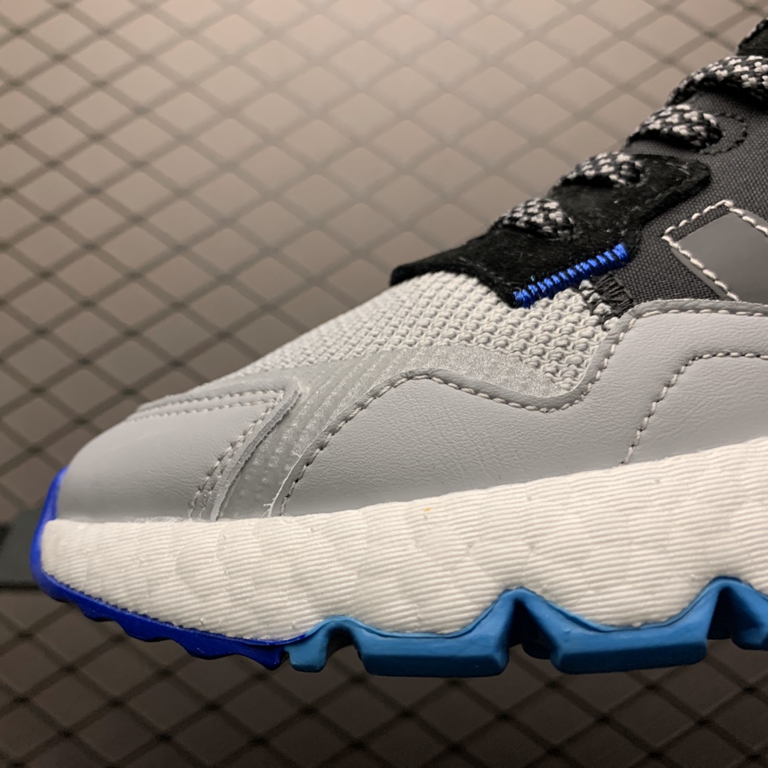 210 Adidas 阿迪达斯 Nite Jogger Boost 夜行者真爆大底复古跑鞋 EF5408