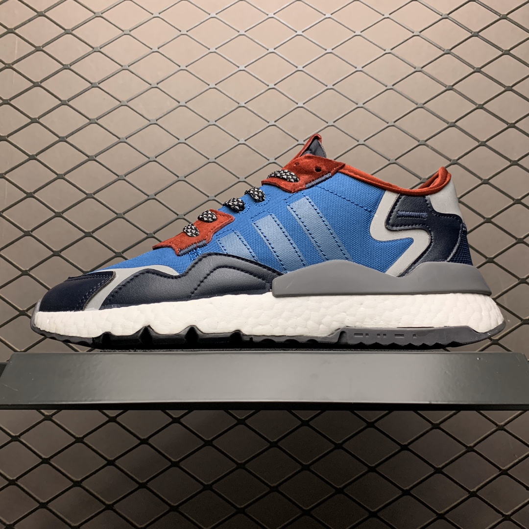 210 Adidas 阿迪达斯 Nite Jogger Boost 夜行者真爆大底复古跑鞋 EE5872
