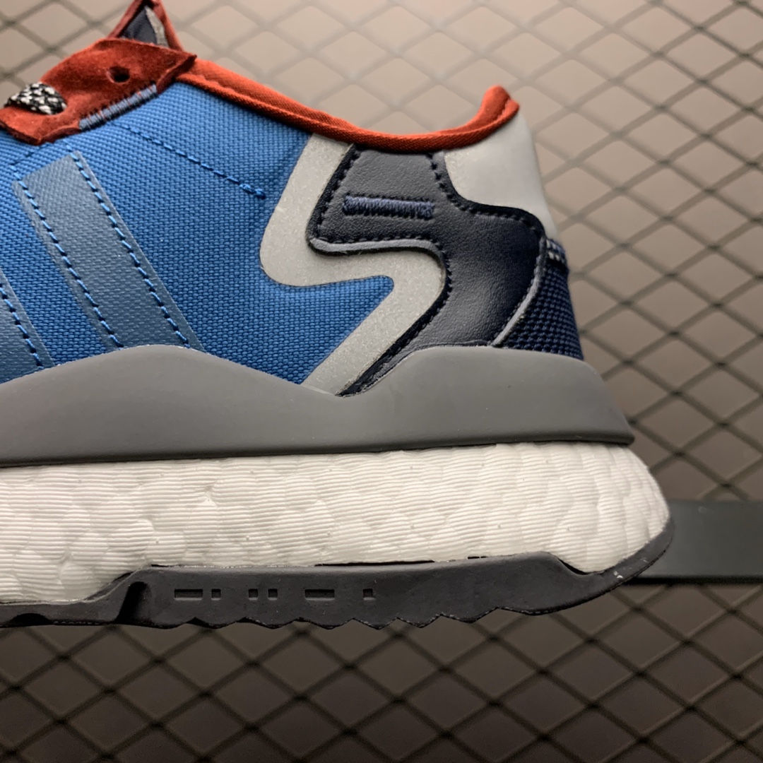 210 Adidas 阿迪达斯 Nite Jogger Boost 夜行者真爆大底复古跑鞋 EE5872