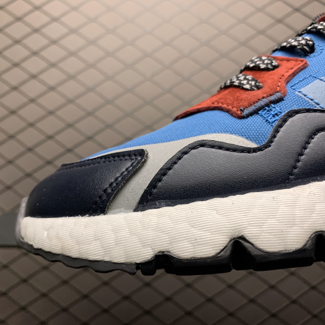 210 Adidas 阿迪达斯 Nite Jogger Boost 夜行者真爆大底复古跑鞋 EE5872