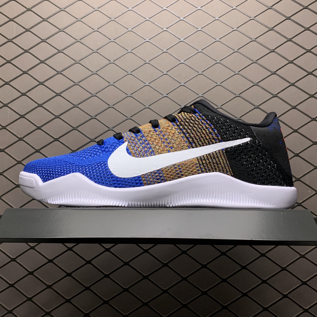 230 Nike Kobe 11 Elite Low 科比11代 低帮编织鞋面男子实战篮球鞋 822522-914 黑人月