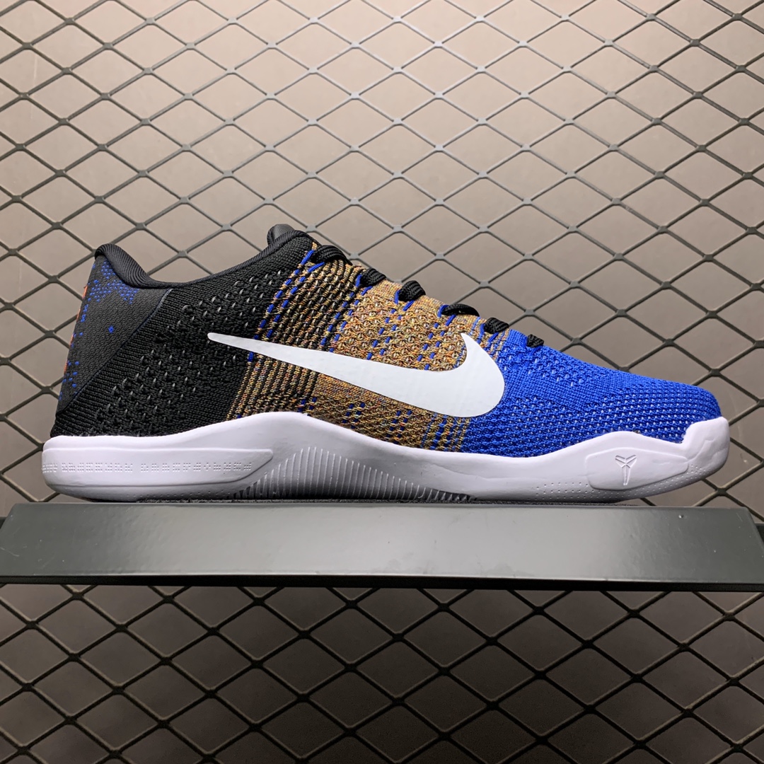 230 Nike Kobe 11 Elite Low 科比11代 低帮编织鞋面男子实战篮球鞋 822522-914 黑人月