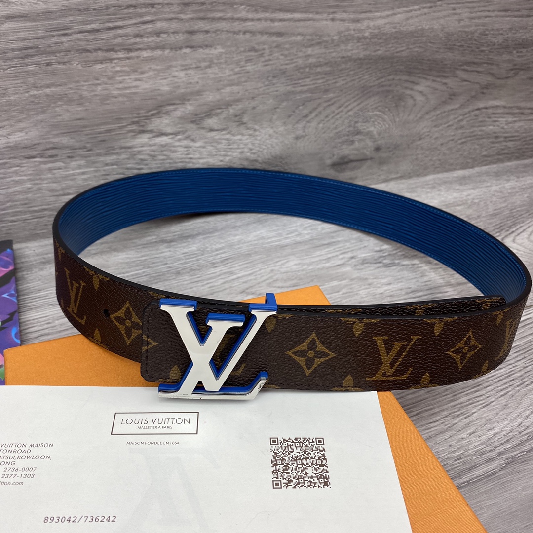 Louis Vuitton Belts Men Canvas