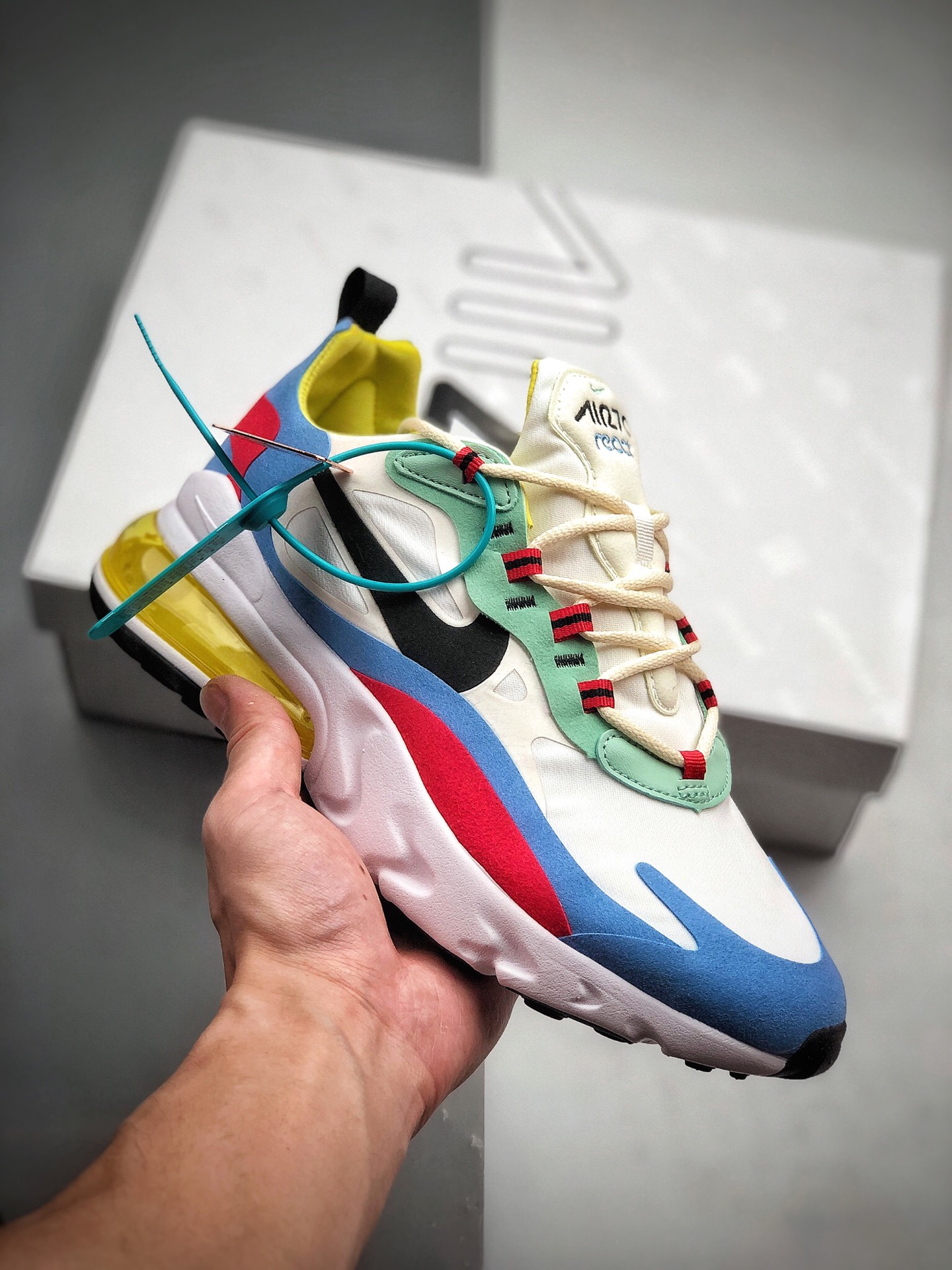 190 【GET毒】 公司级 Nike Air Max 270 React缓震气垫运动跑鞋