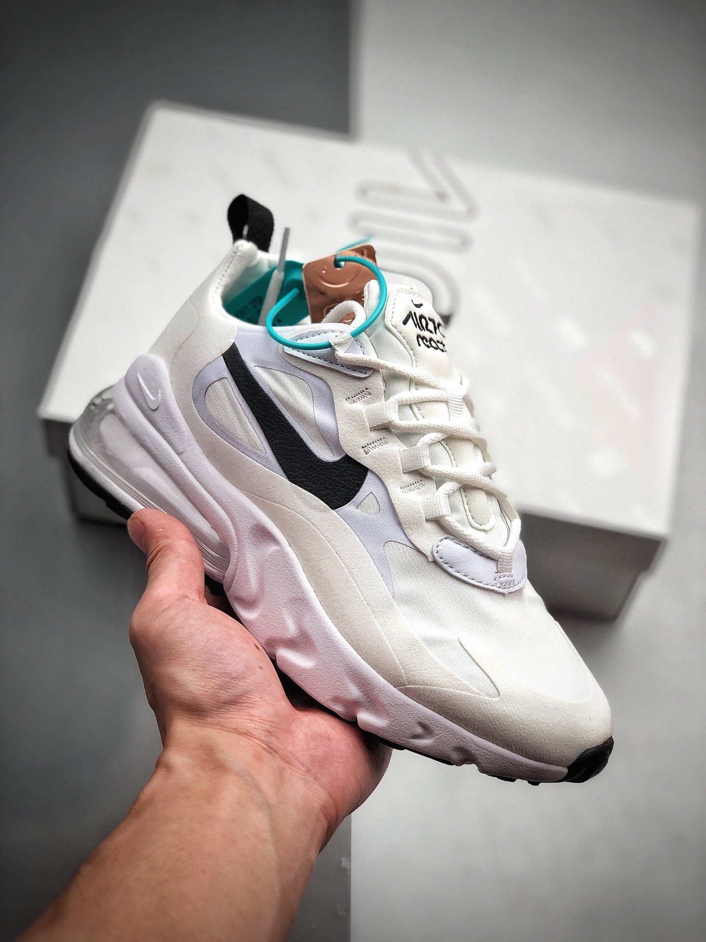 190 【GET毒】 公司级 Nike Air Max 270 React缓震气垫运动跑鞋
