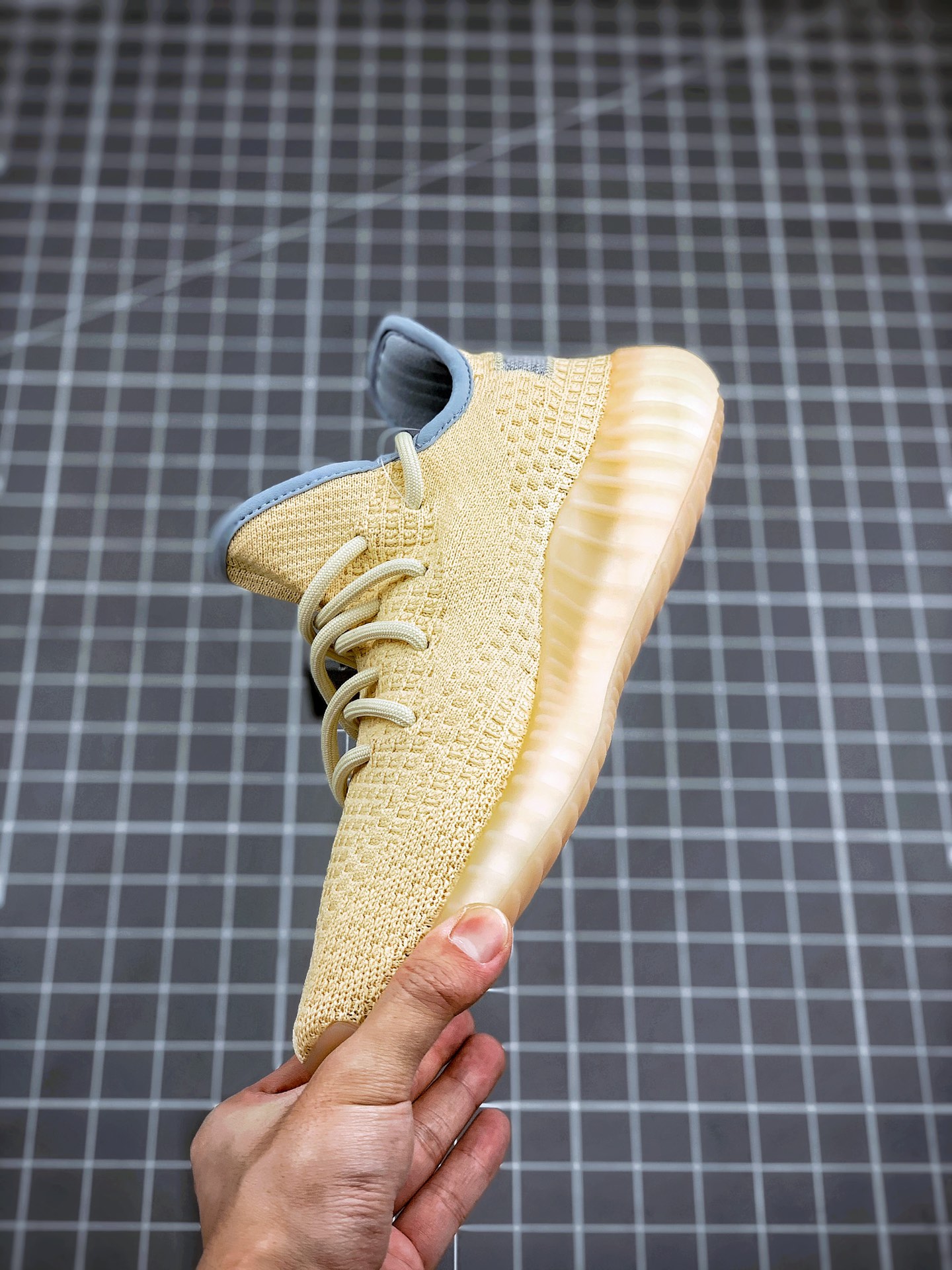580 【OG纯原 独家终端供应】  Adidas Yeezy 350 Boost V2  ”Linen”麻布 奶油 货号：FY5158
