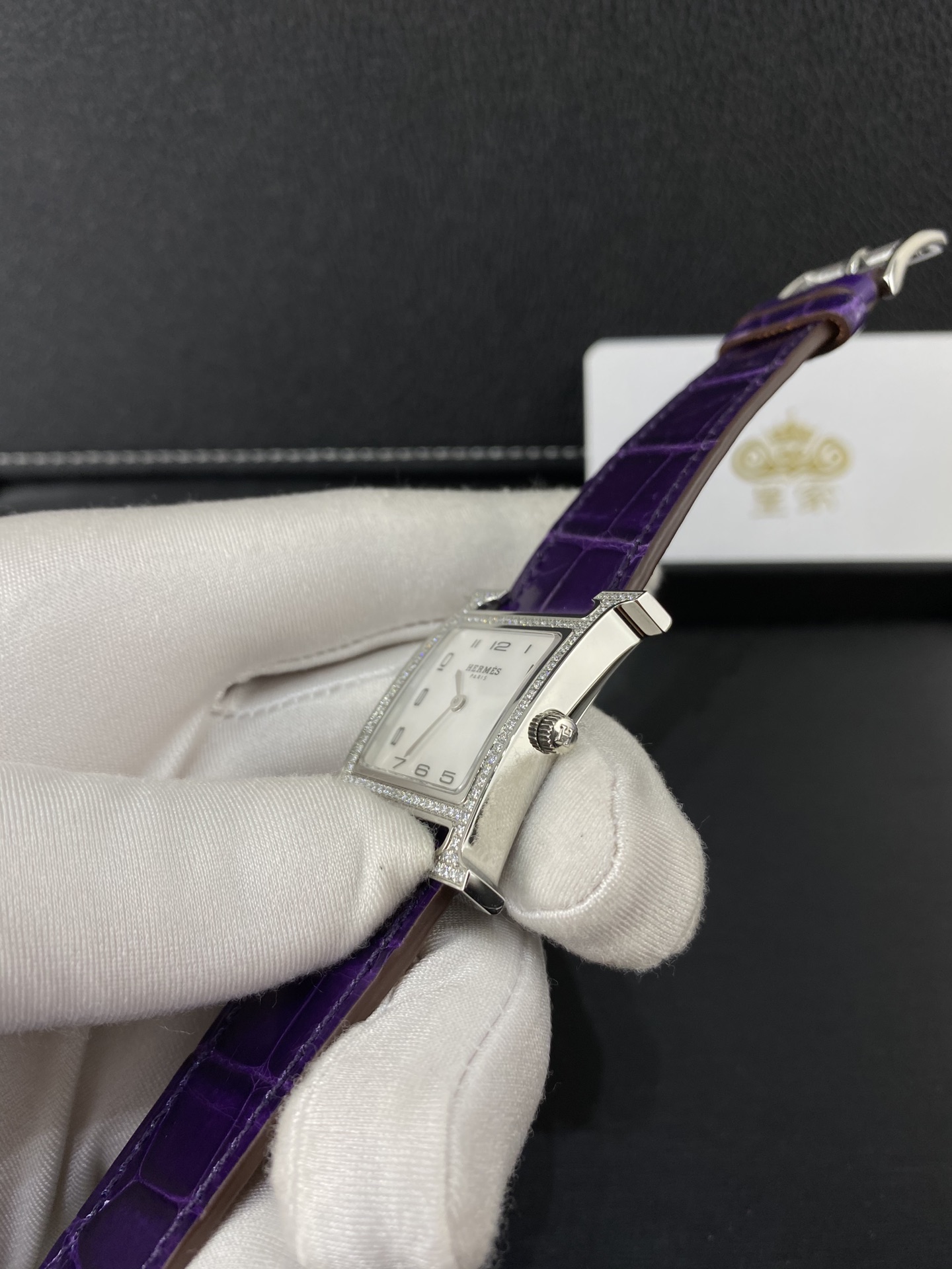 Hermès 皇家 爱马仕H系列女表贝壳面表盘