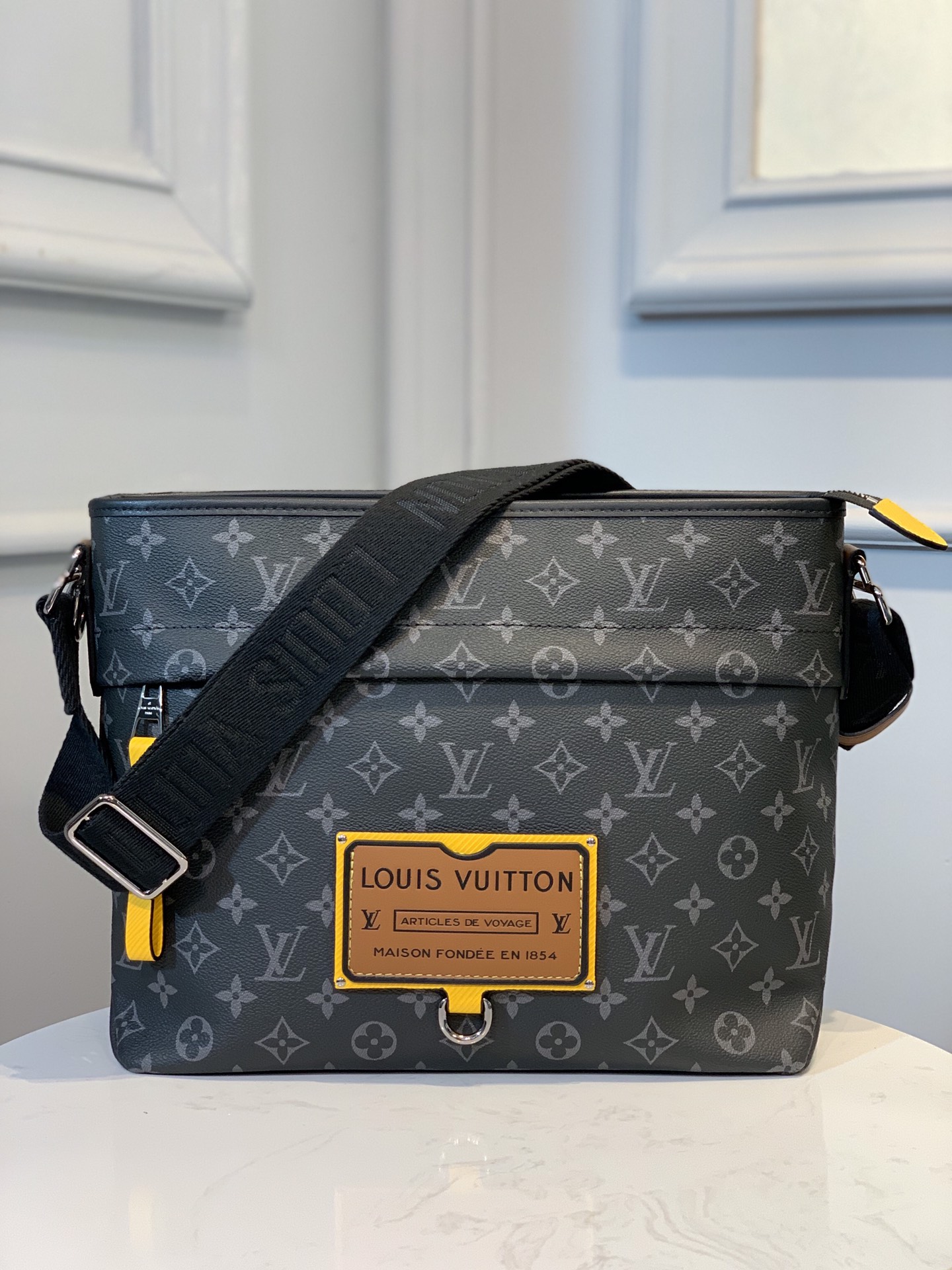 Louis Vuitton Bolsas Sacos de corpo cruzado & Ombro Preto Homens Monogram Canvas Vintage M45216