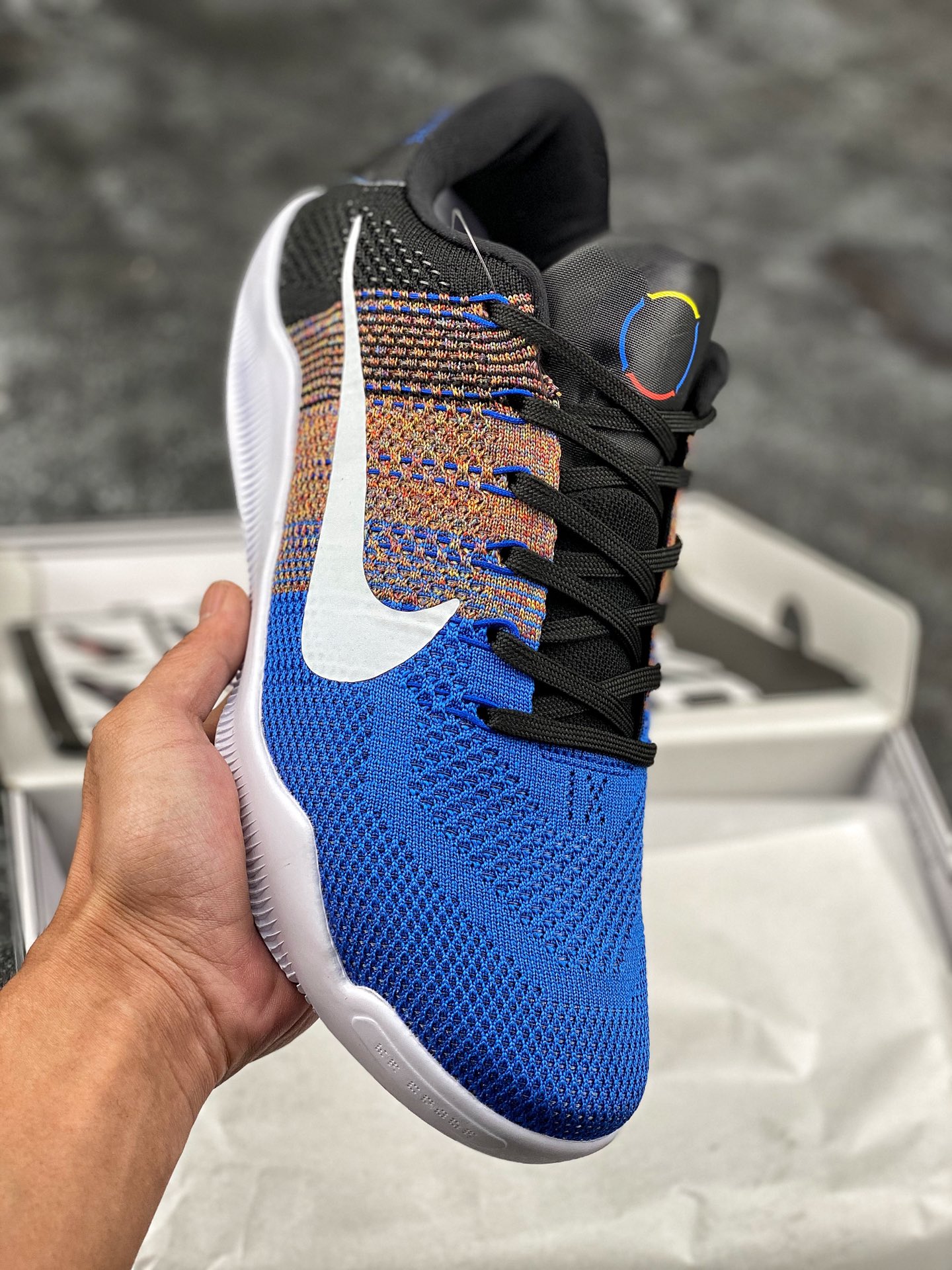 Nike Kobe 11 Elite Low 科比11代低帮编织鞋面男子实战篮球鞋2522 914 渐变红独家公司级品质出货内置zoom缓震气垫lunarlon缓震鞋垫区分市场通货尺码 40 40 5 41